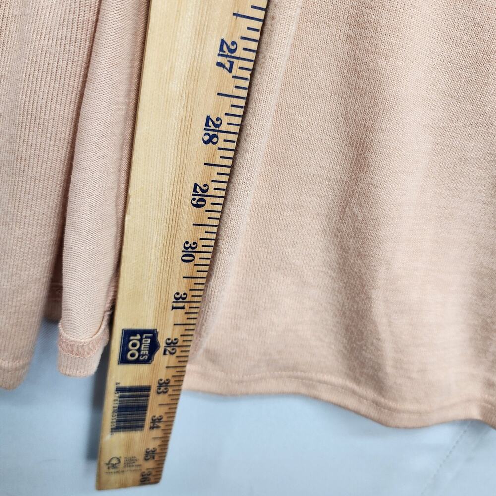 Hipster Row Women’s MEDIUM Pink Boho Duster Cardigan Sweater Open Front Long - Picture 9 of 15